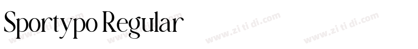 Sportypo Regular字体转换 Sportypo Regular字体转换